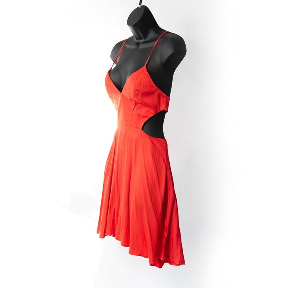 UO Marguerita Cut-Out Mini Dress - Picture 1 of 6